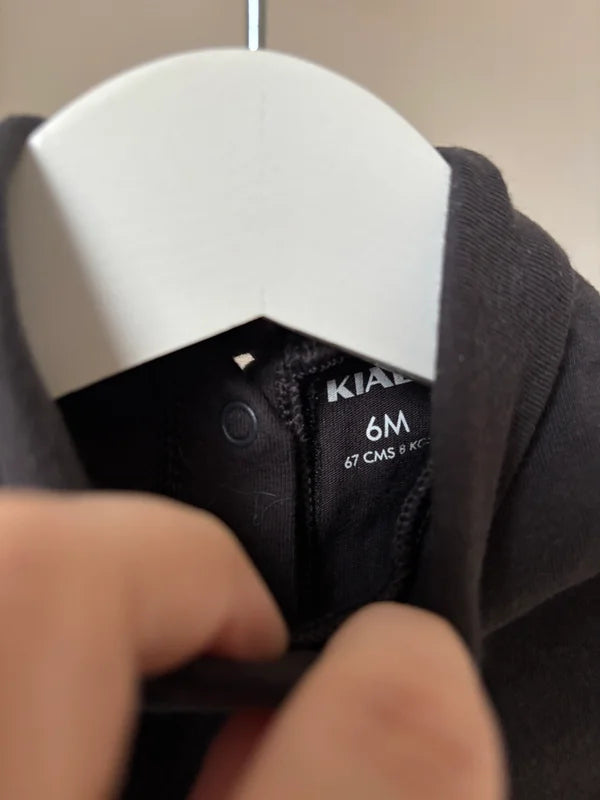 Donkergrijze longsleeve met rolkraag