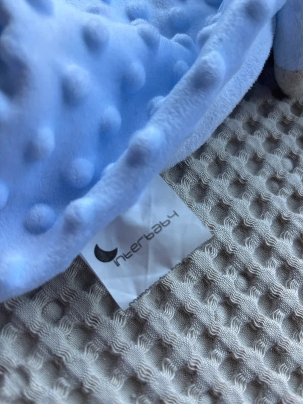 Lichtblauw knuffeldoekje