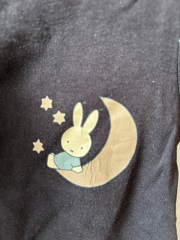 Donkergrijze eendelige pyjama Nijntje