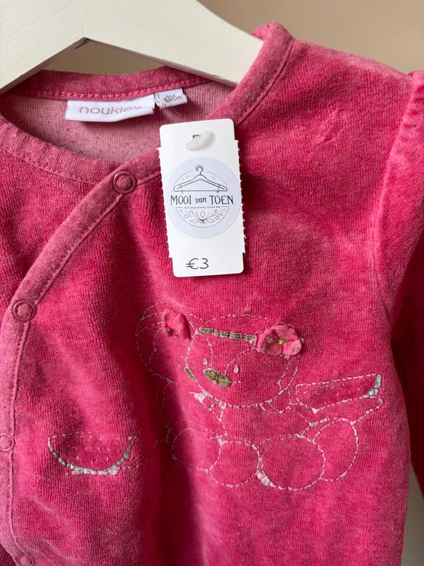 Roze eendelige winterpyjama