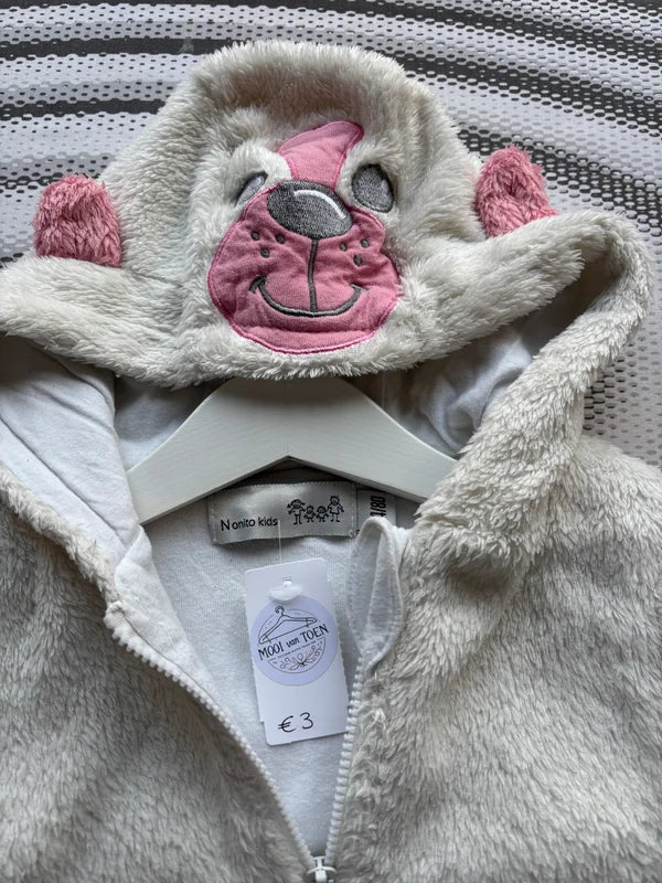 Witte onesie/eendelige pyjama