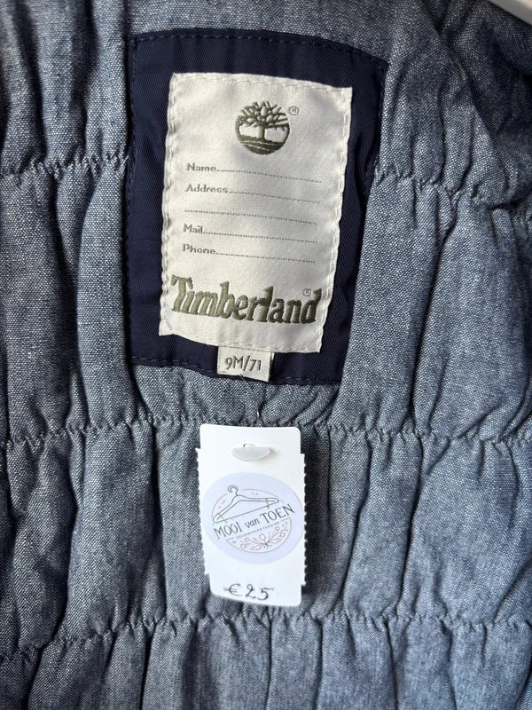 Marineblauwe winterjas