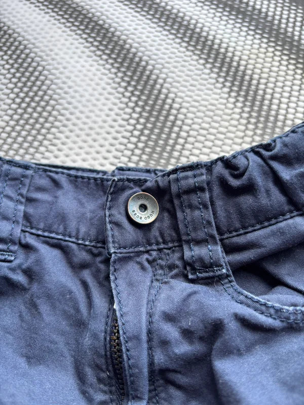 Marineblauwe jeansbroek