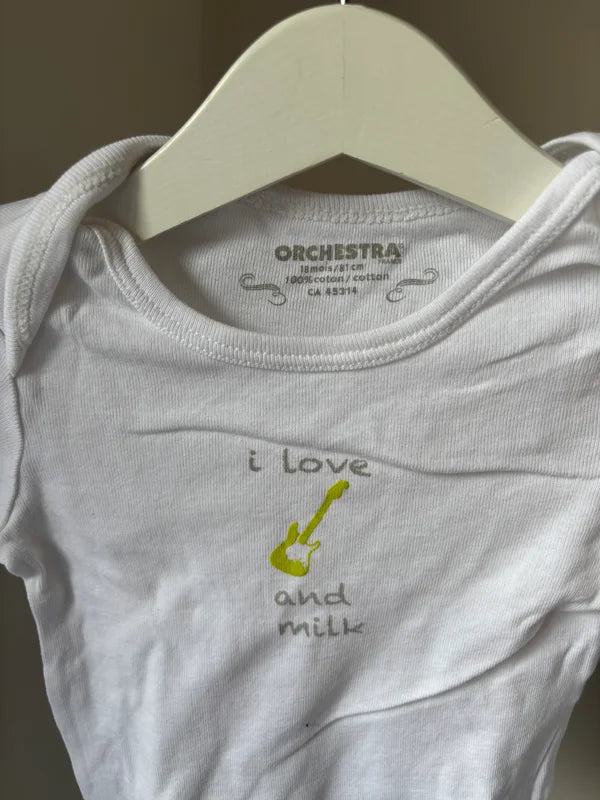 Bundel witte rompers met lange mouwen (2)