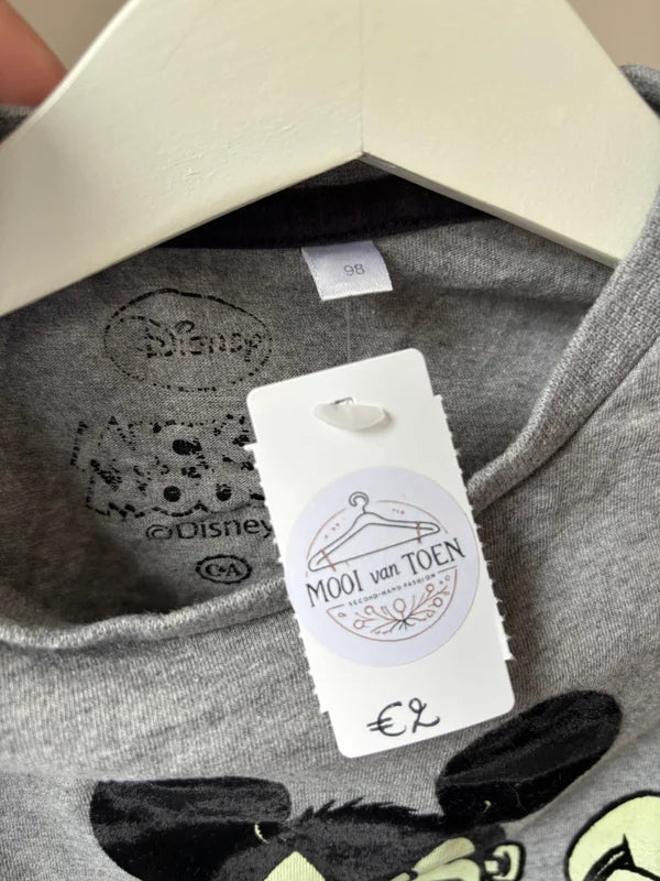 Grijze longsleeve Mickey Mouse Halloween