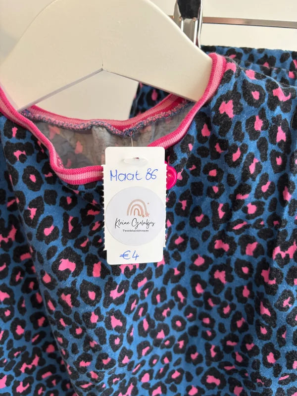 Blauw pantersetje | 86