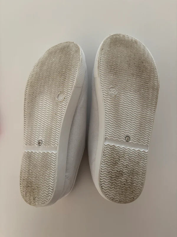 Witte turnpantoffels