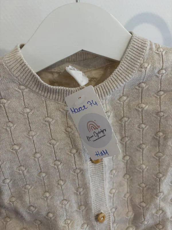 Crèmekleurige cardigan