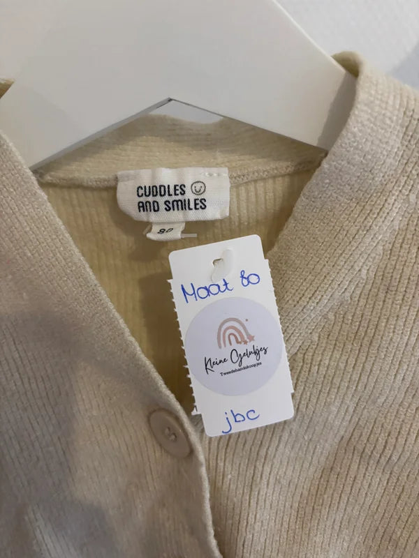 Crèmekleurige cardigan