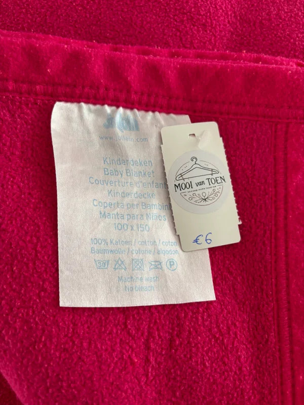 Roze kinderdeken