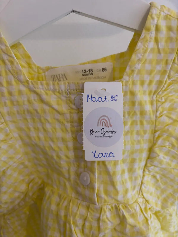 Geruite blouse | Zara | 86