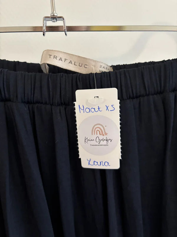 Marineblauwe lange rok