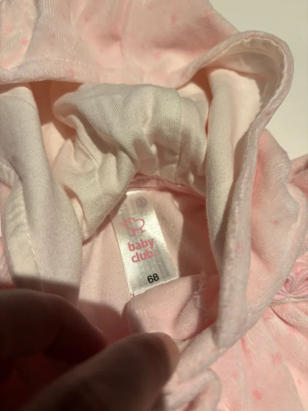 Lichtroze zachte vest