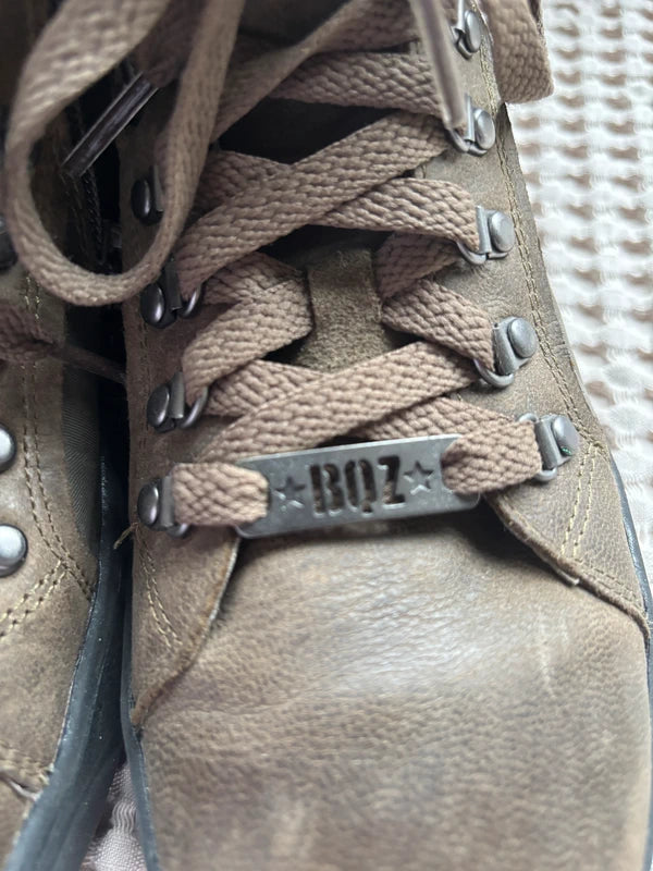 Khaki hoge sneakers
