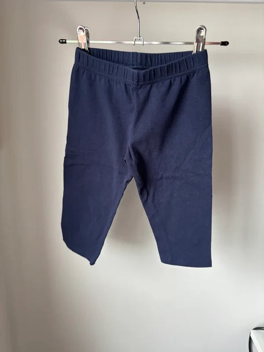 Marineblauwe capri-legging