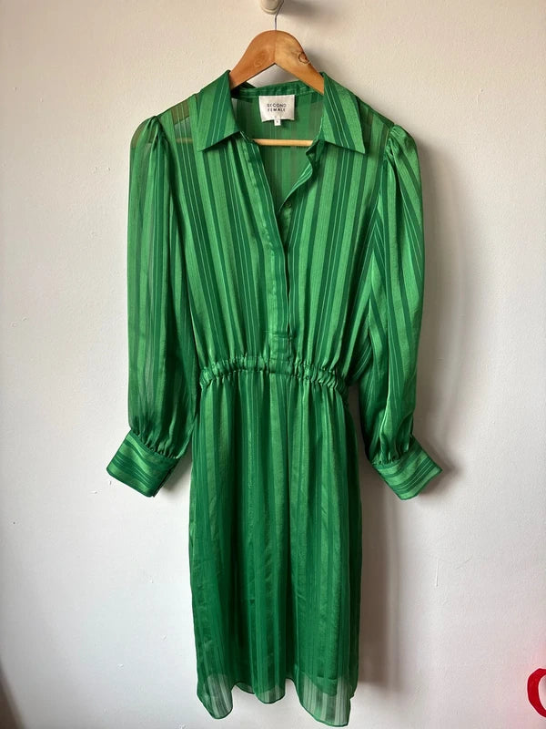 Second Female - groene jurk - S