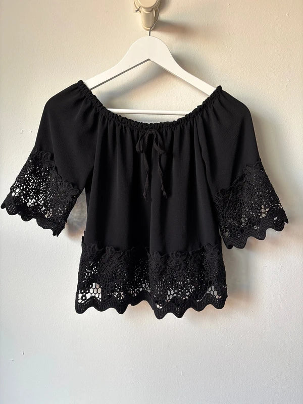 Zwarte blouse | M