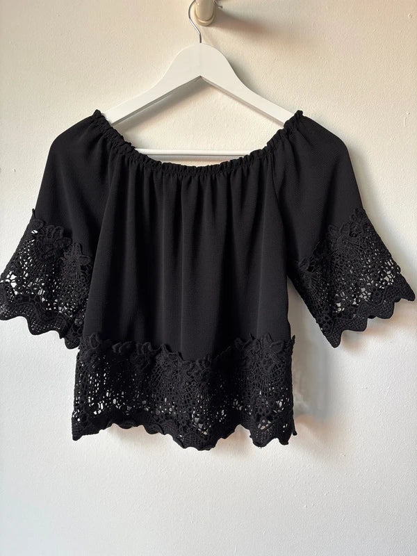 Zwarte blouse | M
