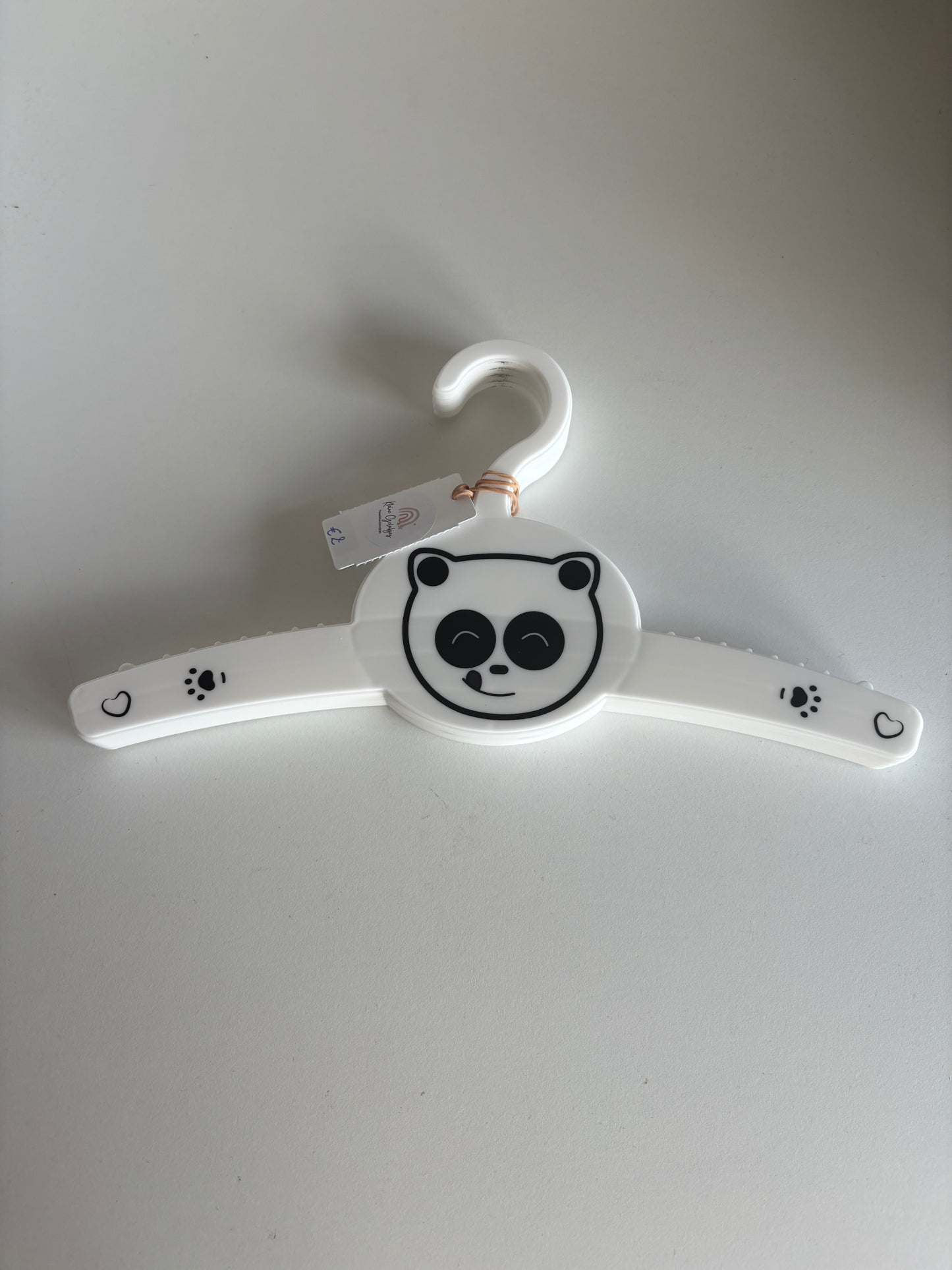 4 panda kleerhangers
