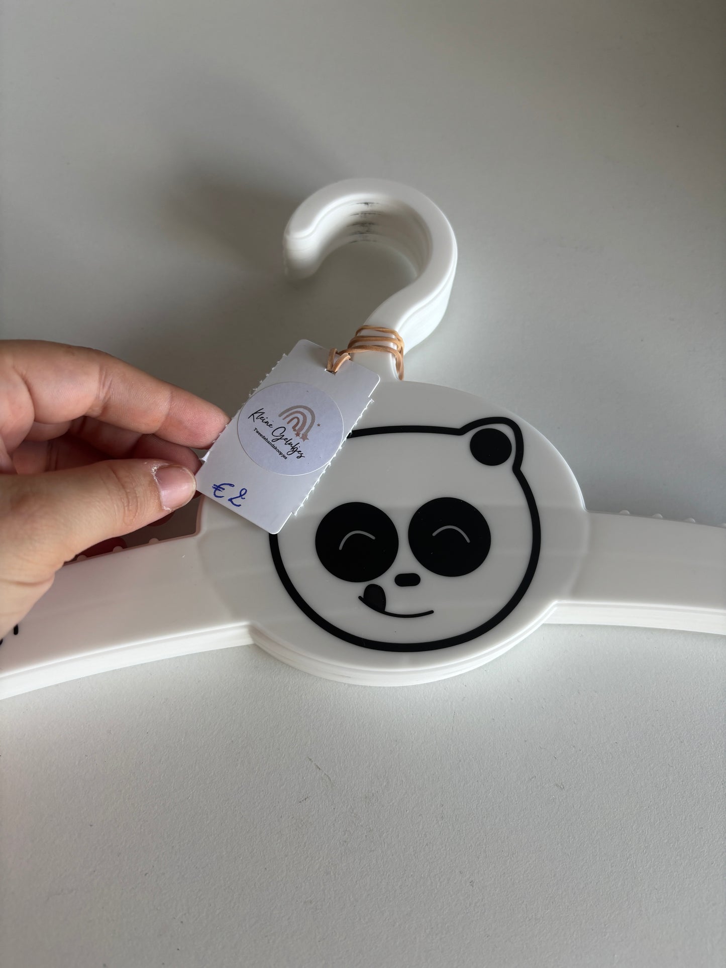 4 panda kleerhangers