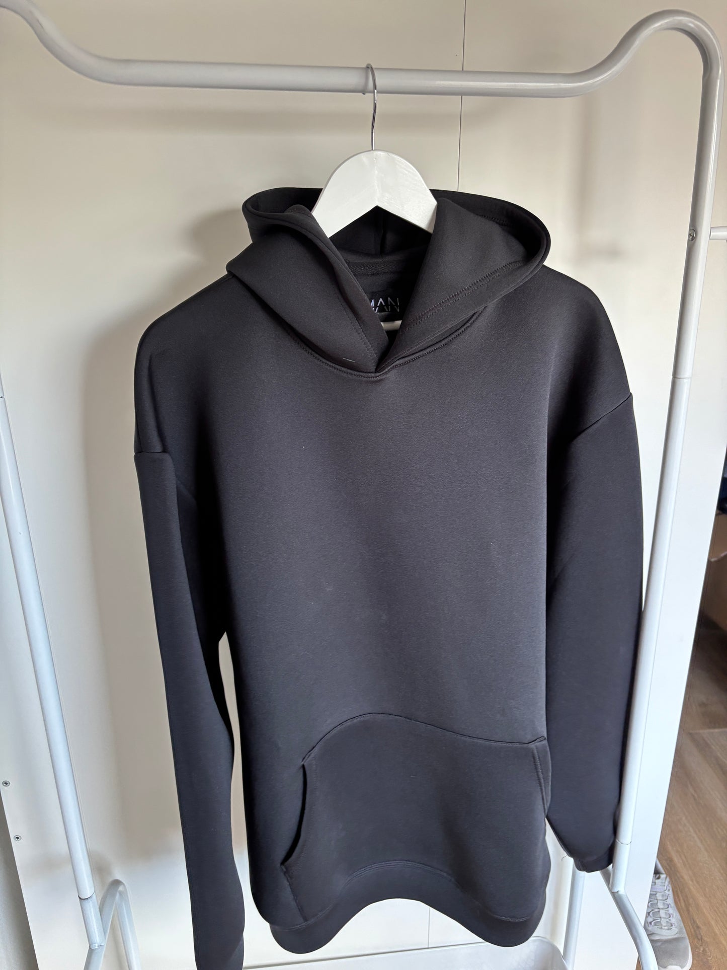 Zwarte hooded tracksuit