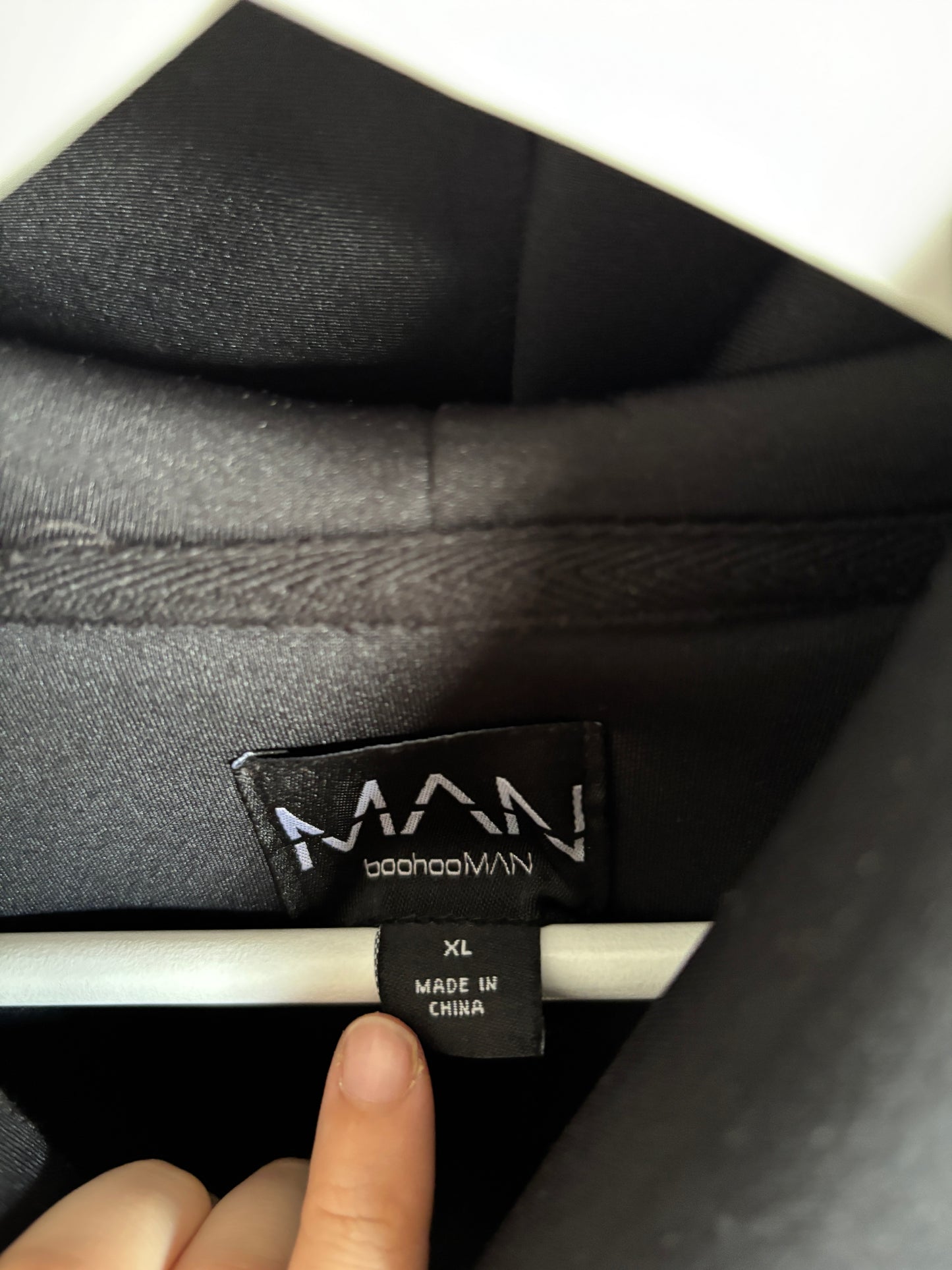 Zwarte hooded tracksuit