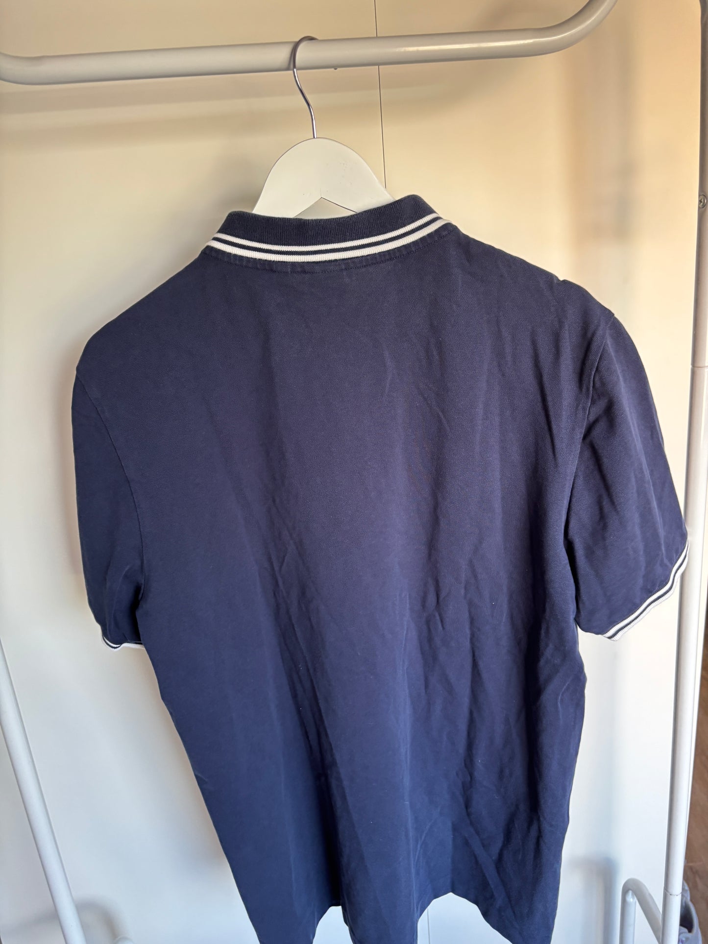 Marineblauwe polo