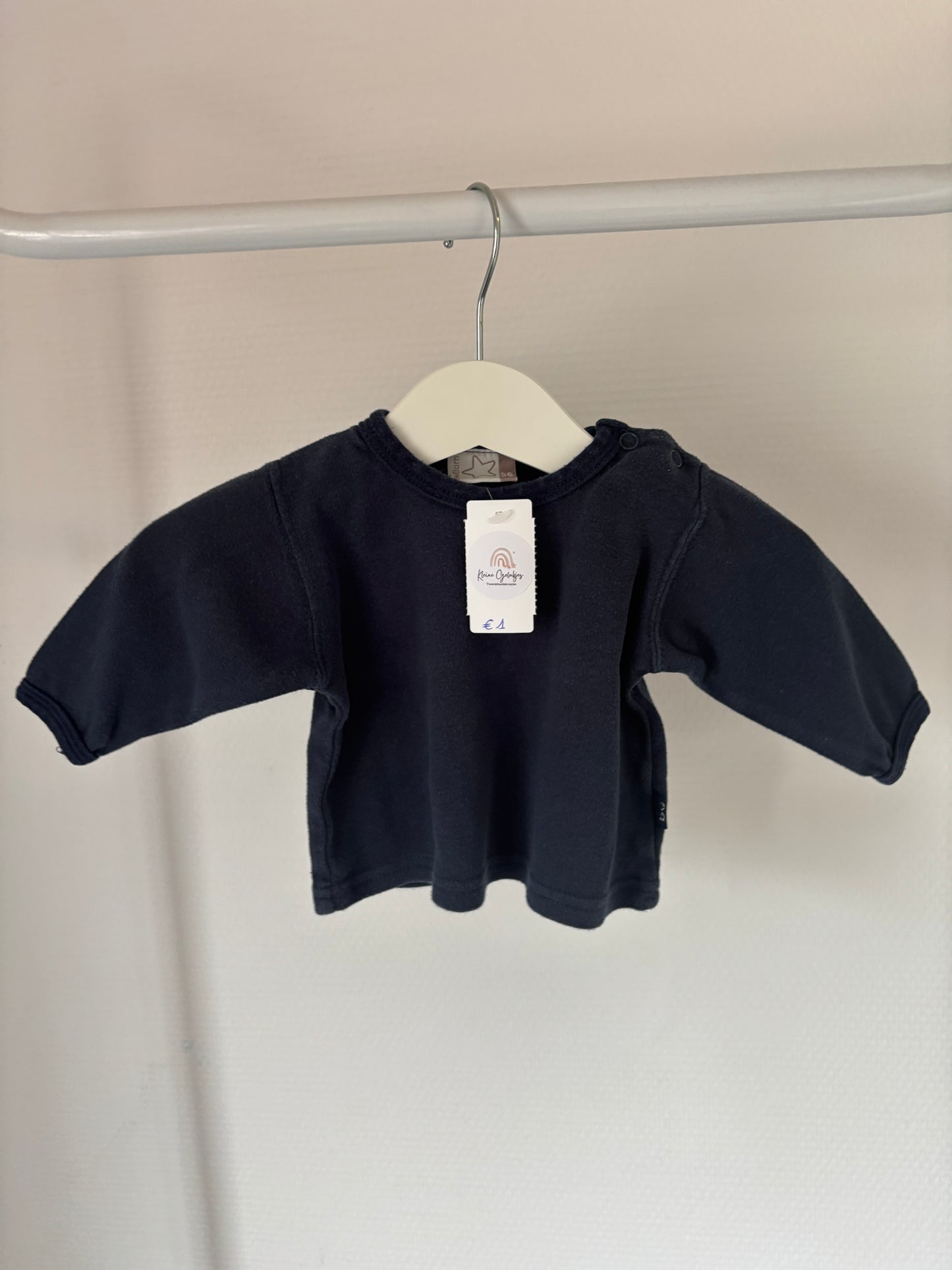 Marineblauwe longsleeve