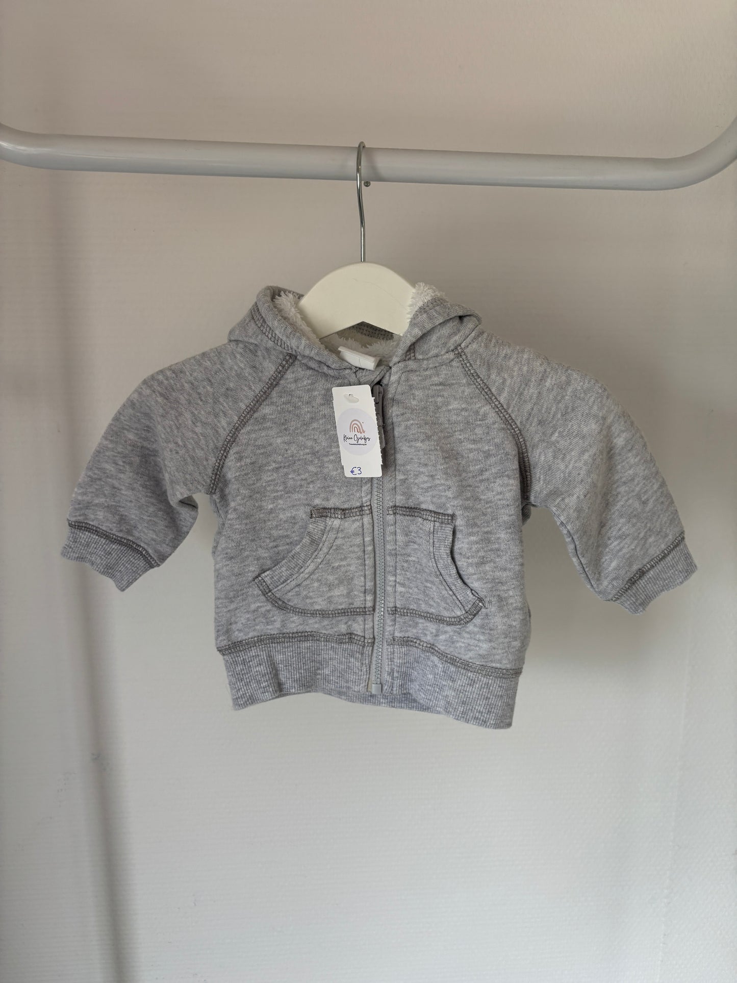 Lichtgrijze wintervest