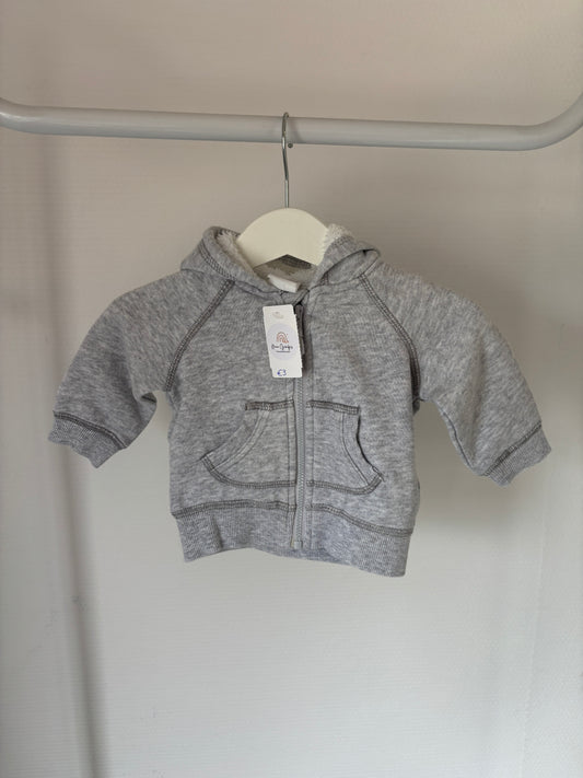 Lichtgrijze wintervest