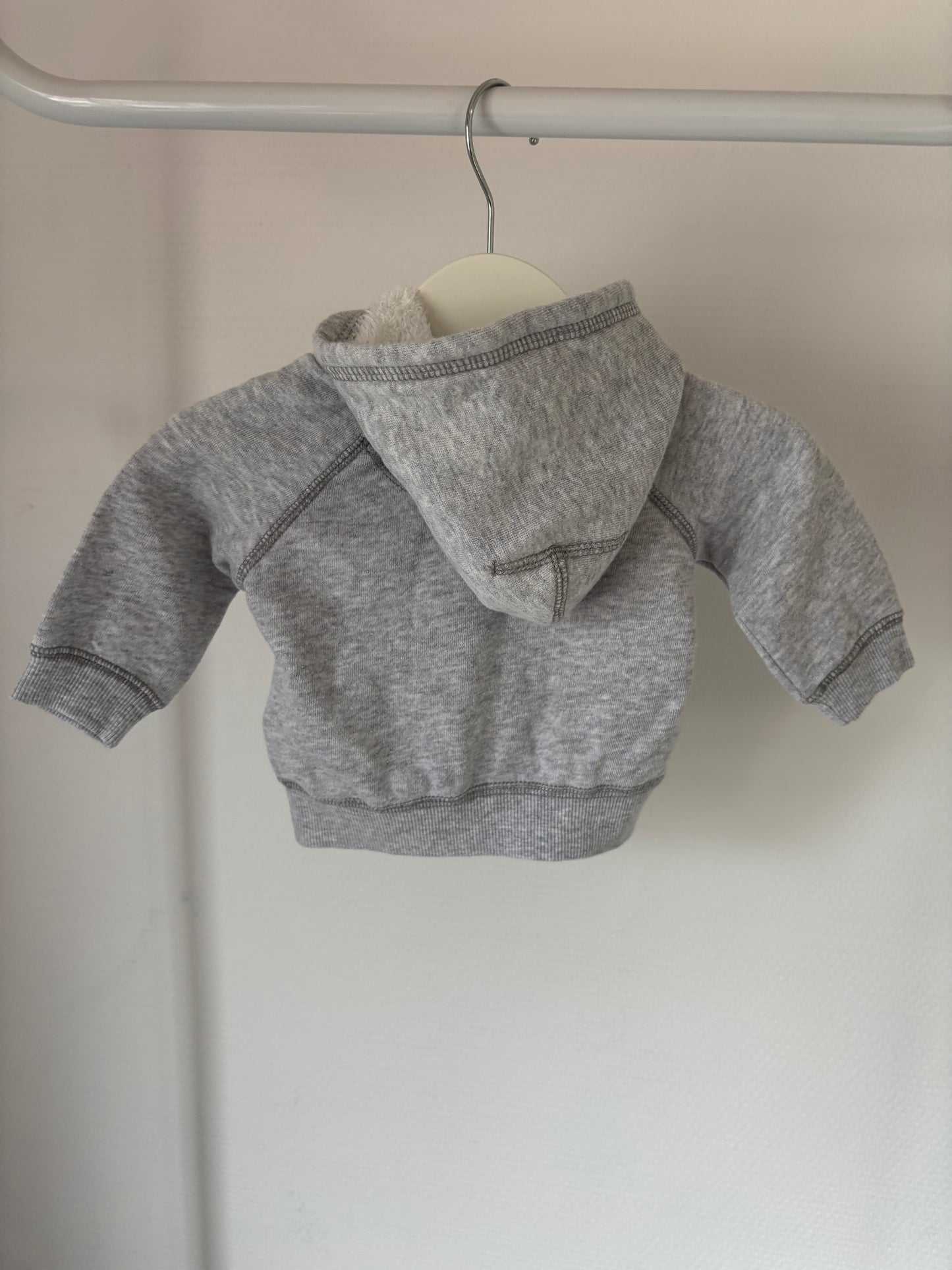 Lichtgrijze wintervest