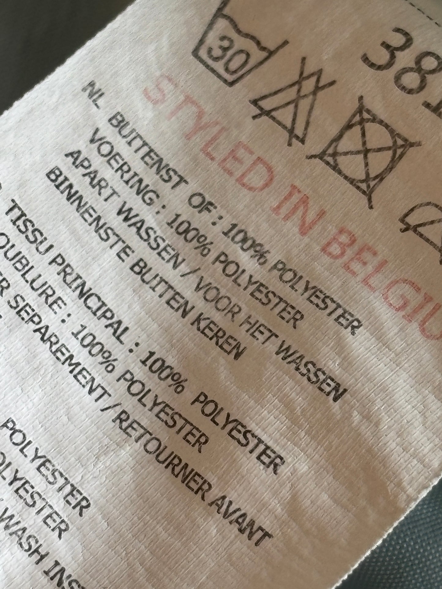 Lichtblauw winterjasje