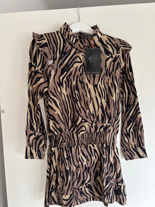 Bruine tijgerjurk