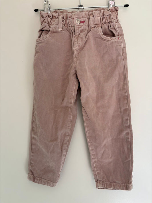Lichtroze jeansbroek