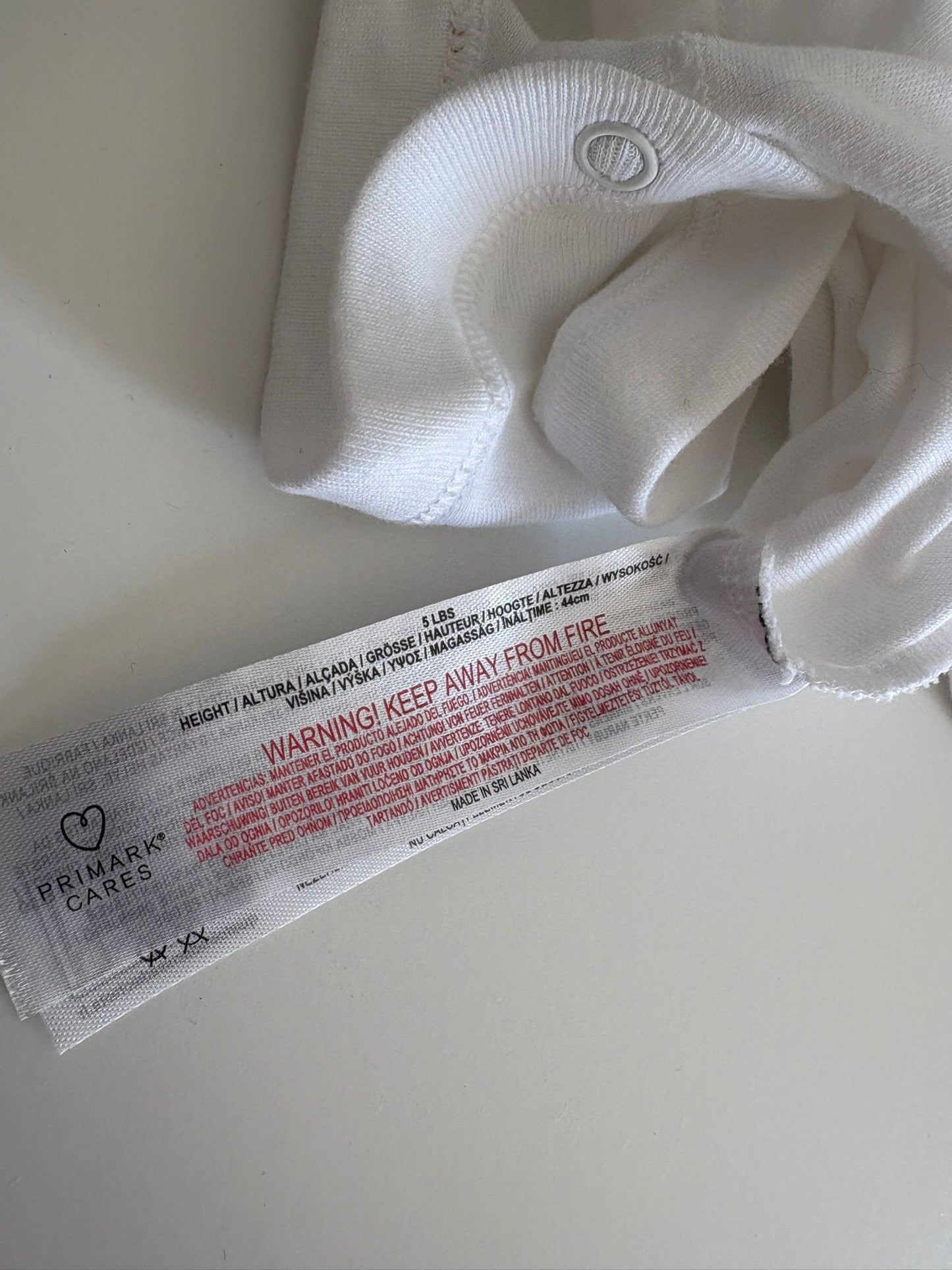 Bundel witte rompers met korte mouwen (5)