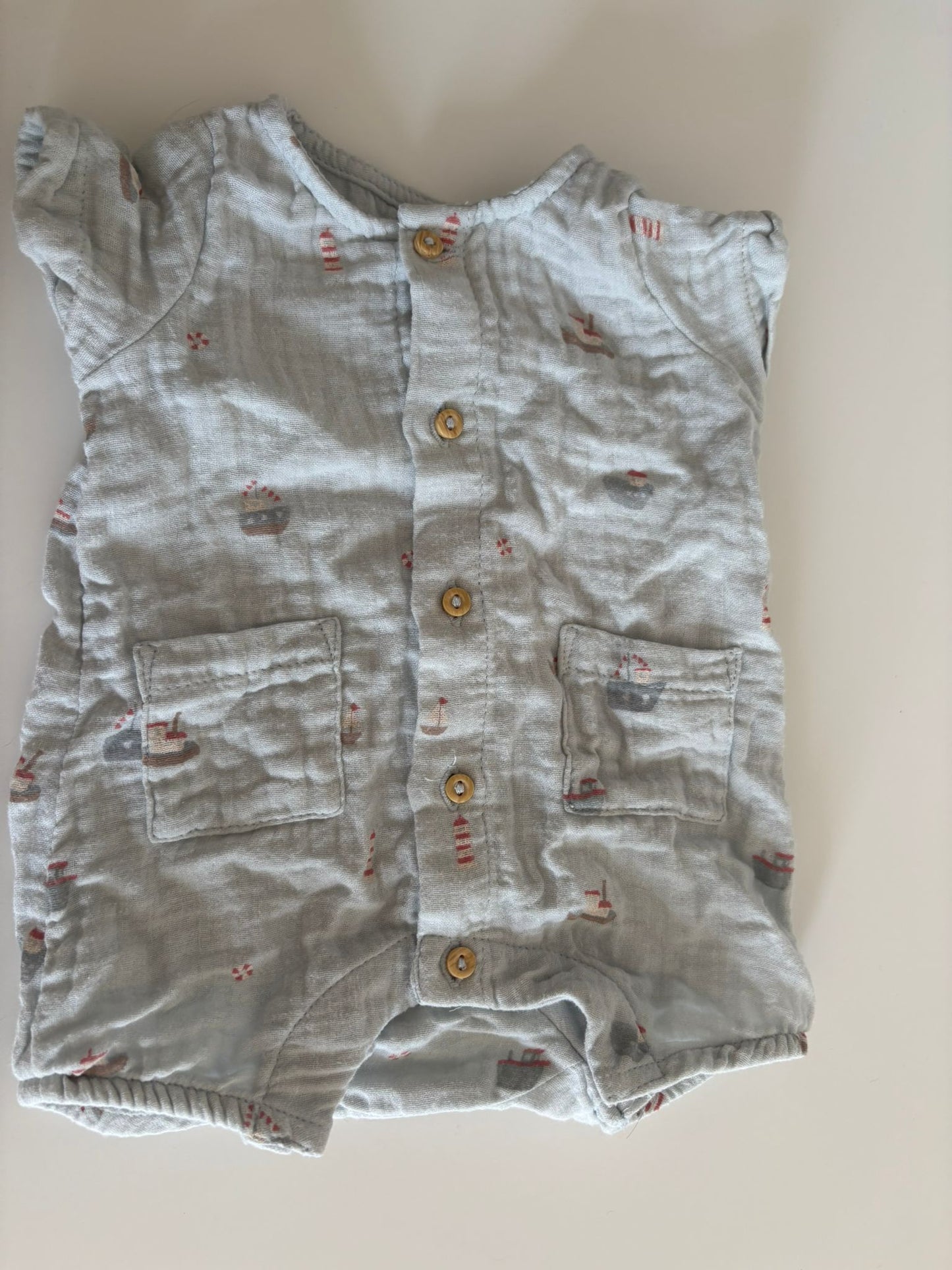 Lichtblauw zomerboxpakje