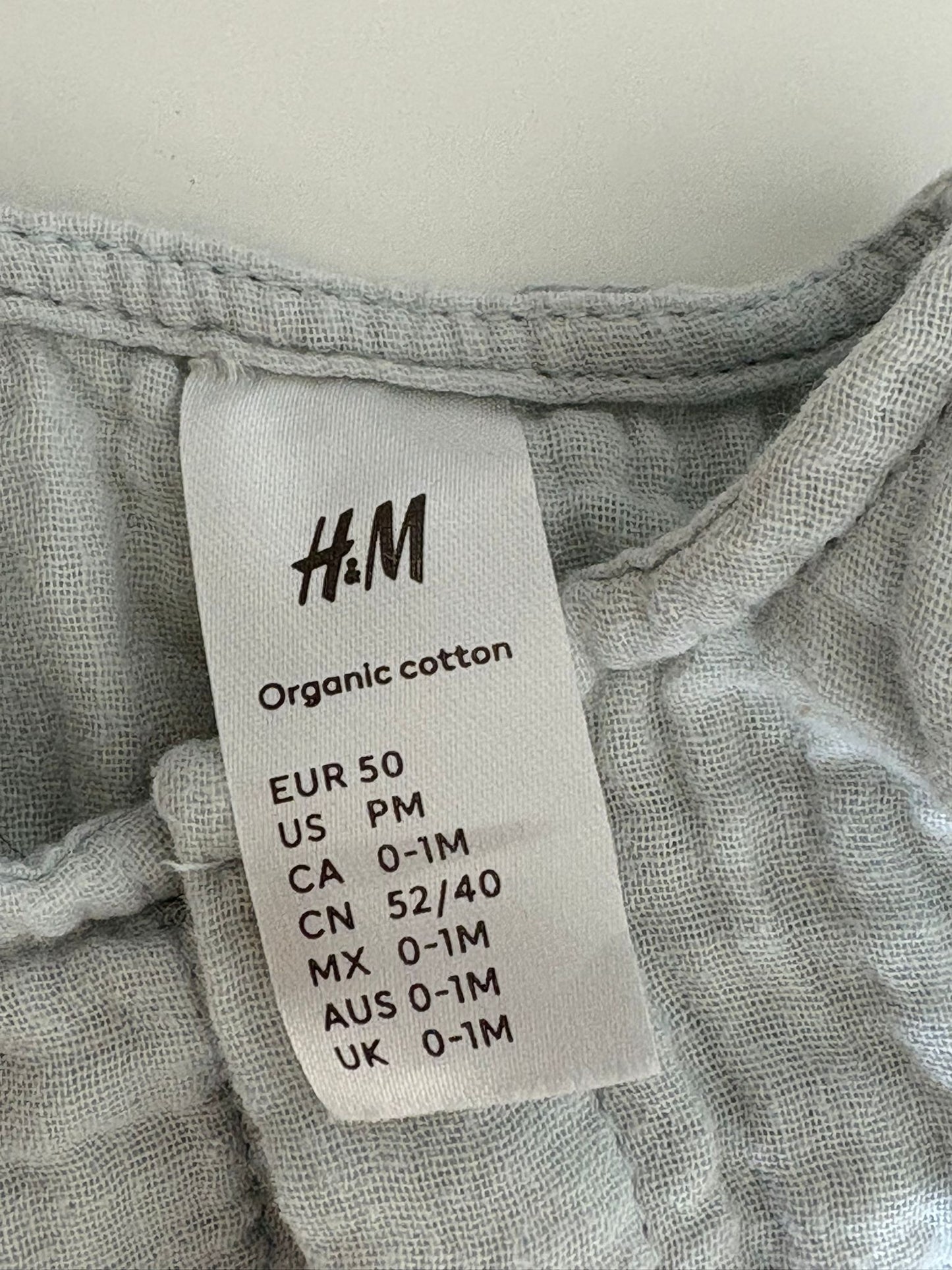 Lichtblauw zomerboxpakje