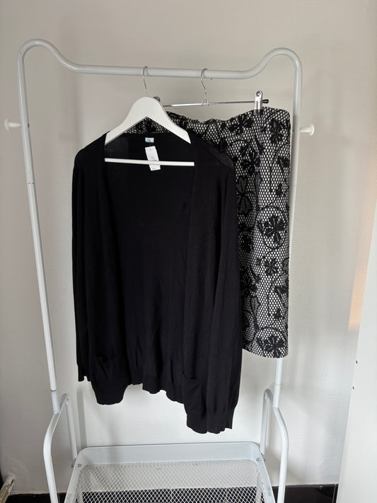 Set: cardigan en rok