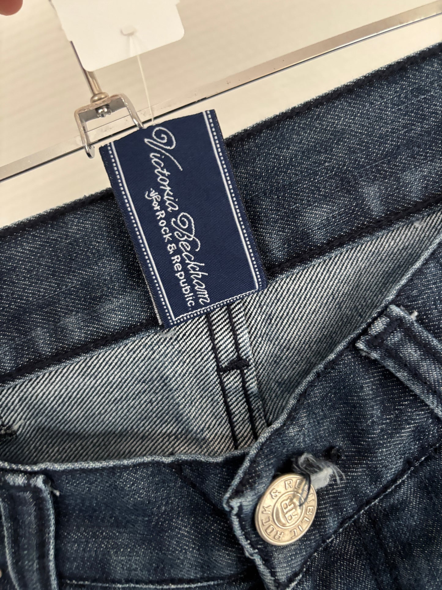 Driekwart jeansbroek