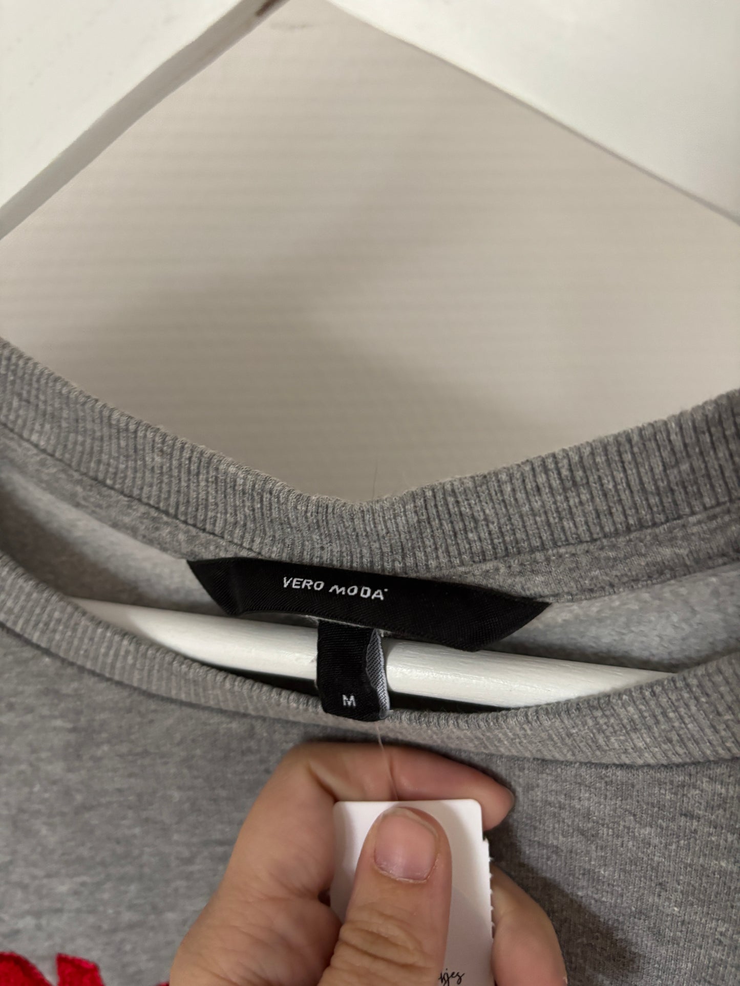 Grijze sweater "New York"