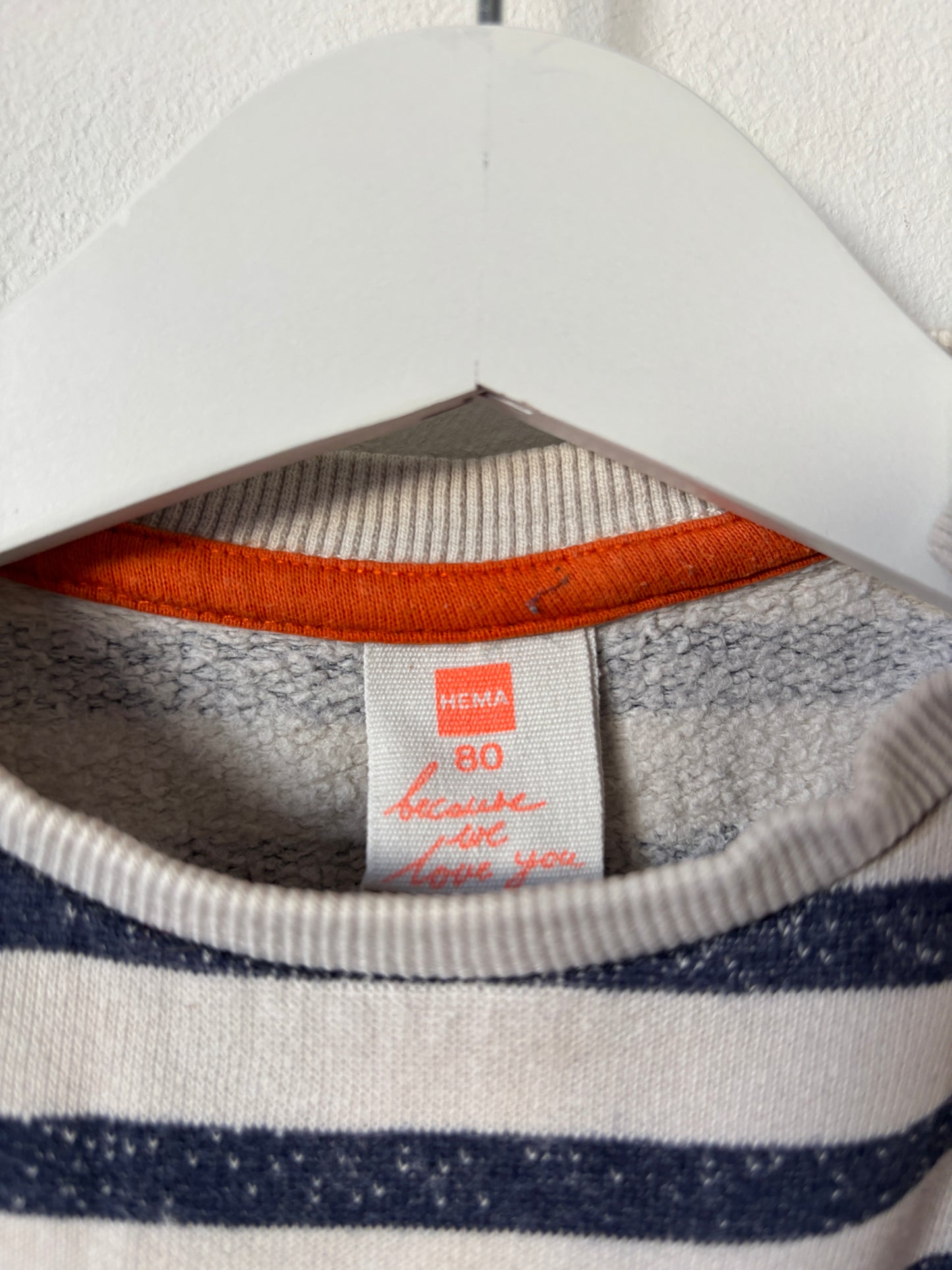 Hema sweater 80 - zeer goede staat 💸