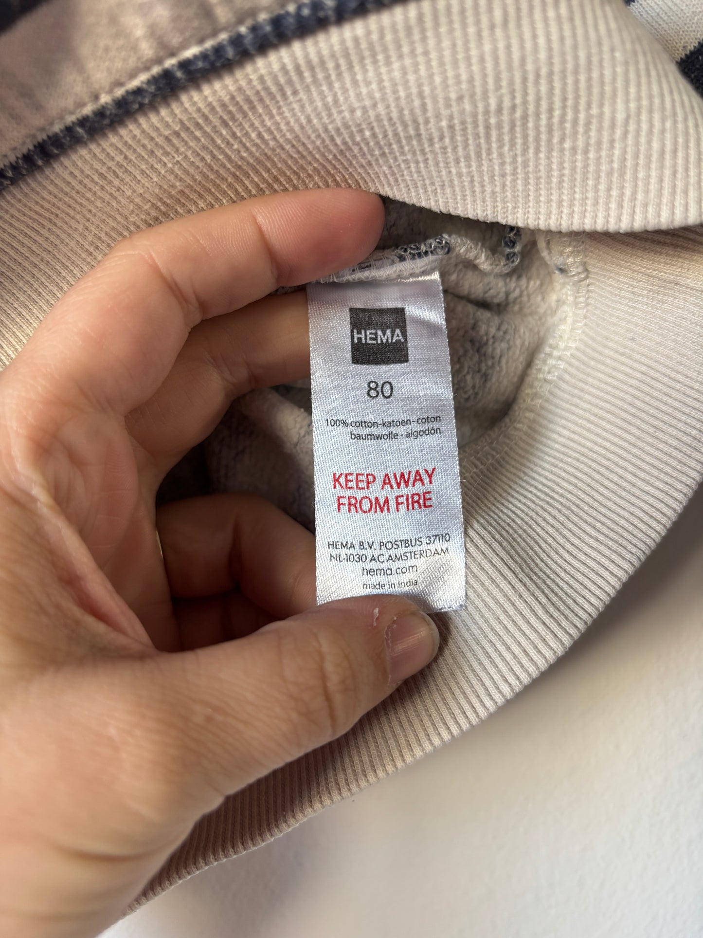 Hema sweater 80 - zeer goede staat 💸