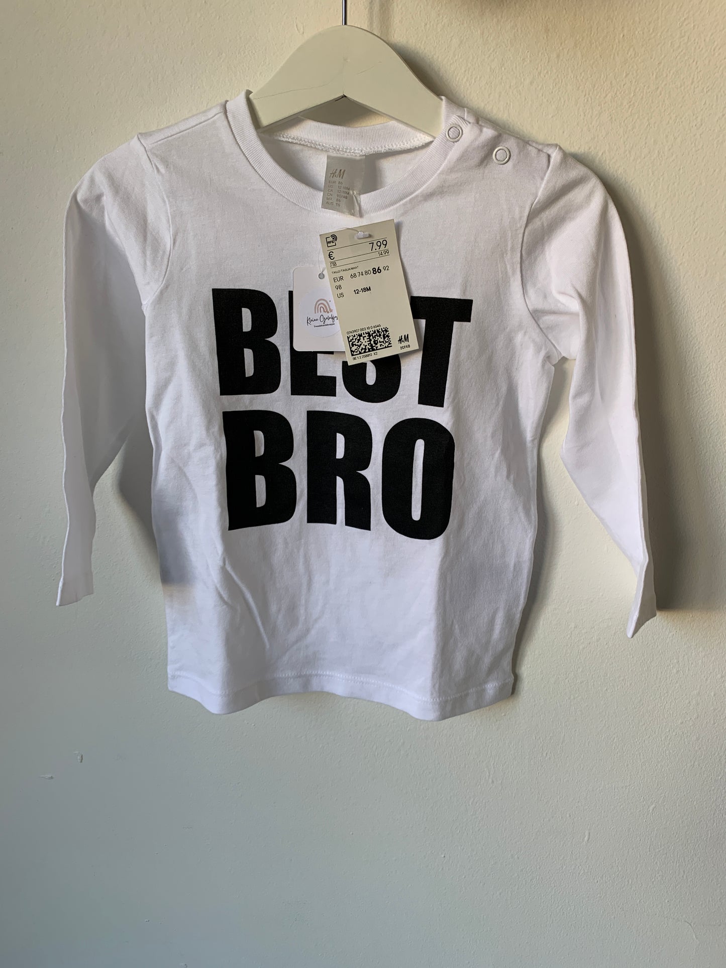 H&M longsleeve 86 - nieuw 💸