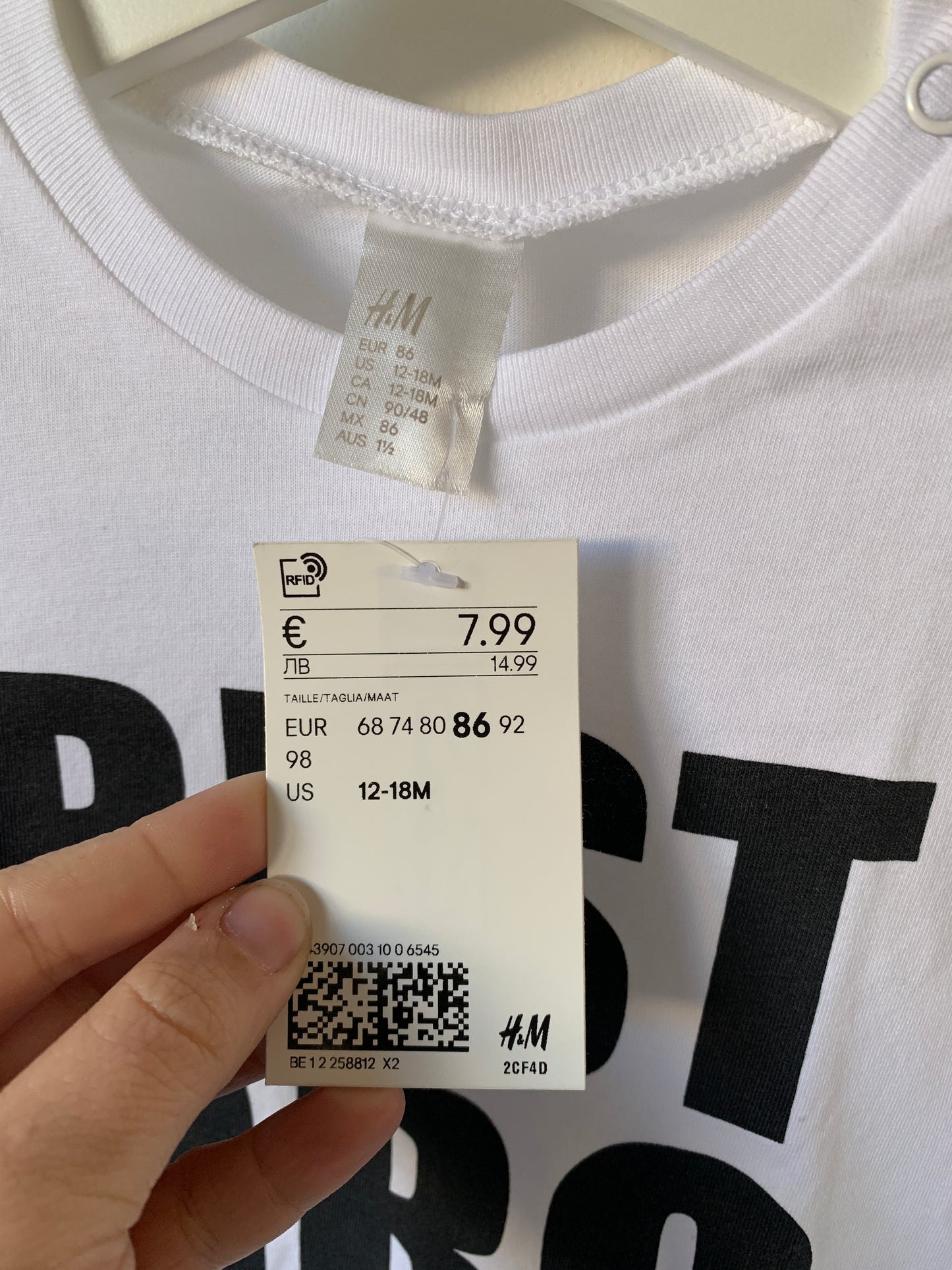 H&M longsleeve 86 - nieuw 💸