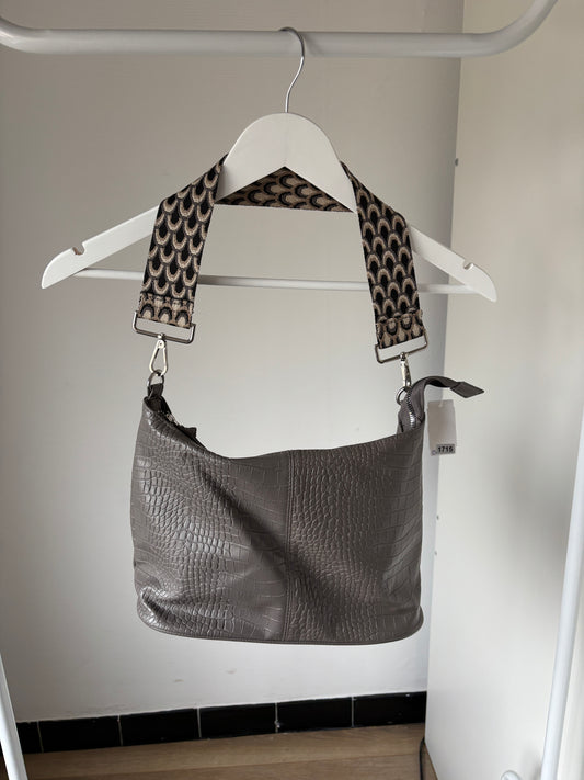 Grijze handtas
