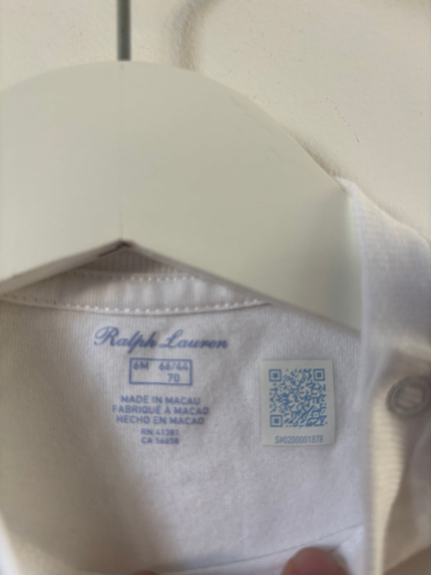 Ralph Lauren T-shirt 68/74 - nieuw 👑