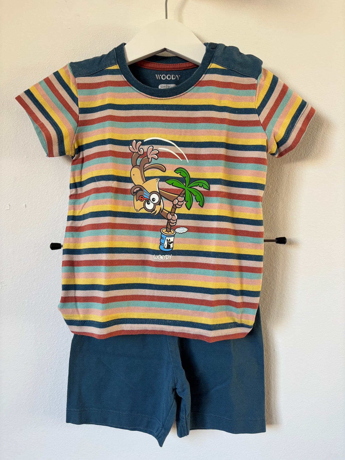 Woody zomerpyjama 80 - nieuwstaat ⭐
