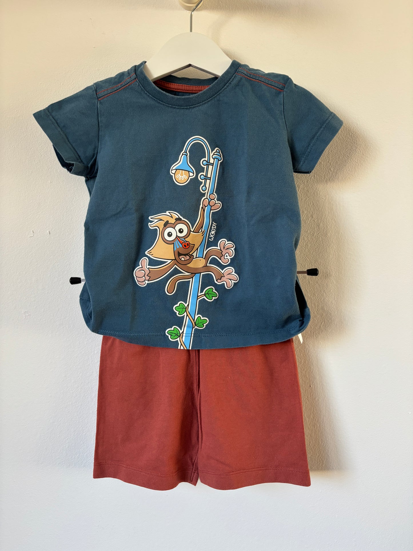 Woody zomerpyjama 80 - nieuwstaat ⭐