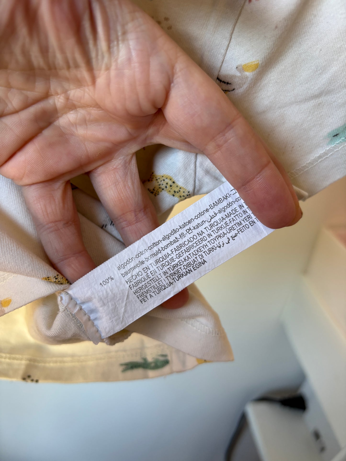 Crèmekleurige T-shirt