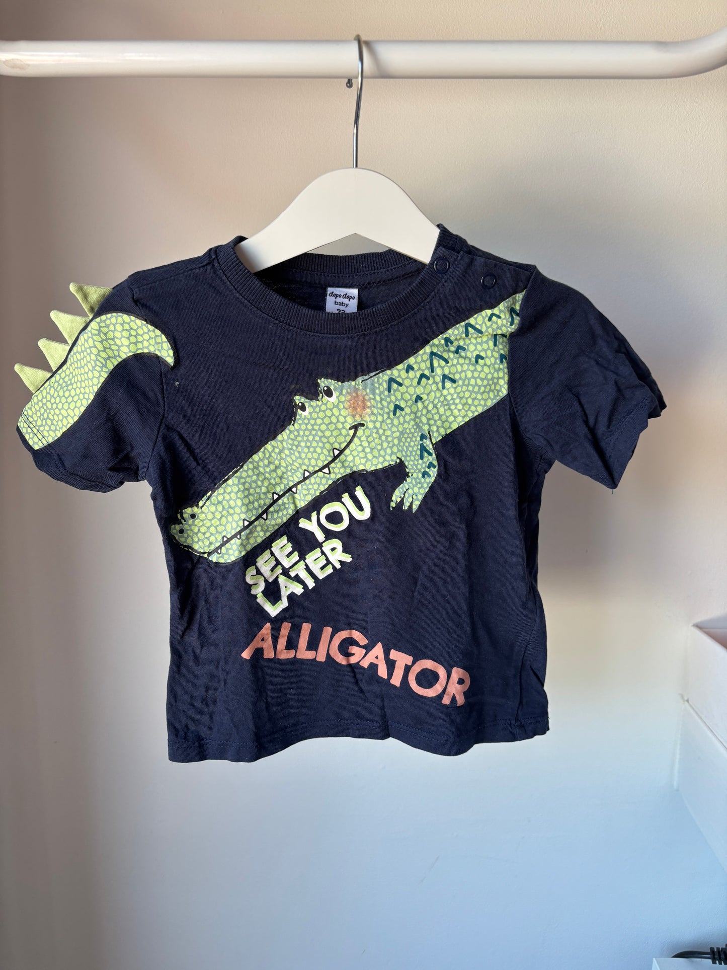 Marineblauwe T-shirt